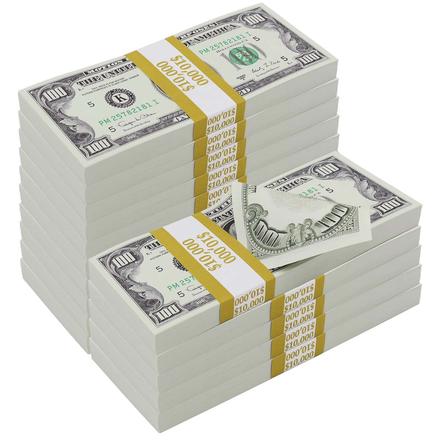 $150,000 Full Print 1990 Series Stacks