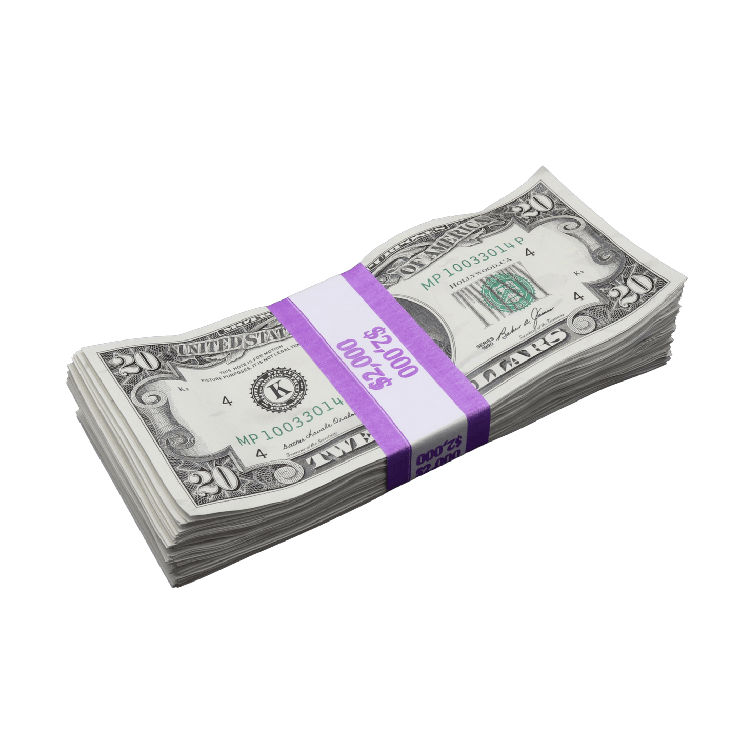$6,000 Aged Full Print 1990 Series Stacks Bundle