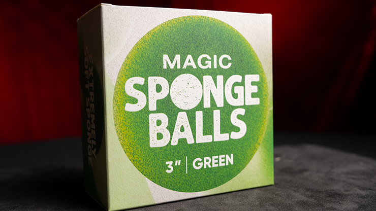 Magic Sponge Balls 4PK GREEN 3" by Murphy's Magic